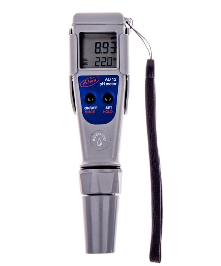 ADWA AD12 digitálny pH meter s automatickou teplotnou kompenzáciou