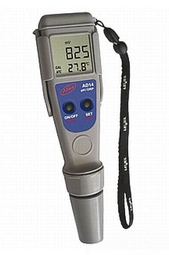 ADWA AD14 vodoodolný pH a ORP meter