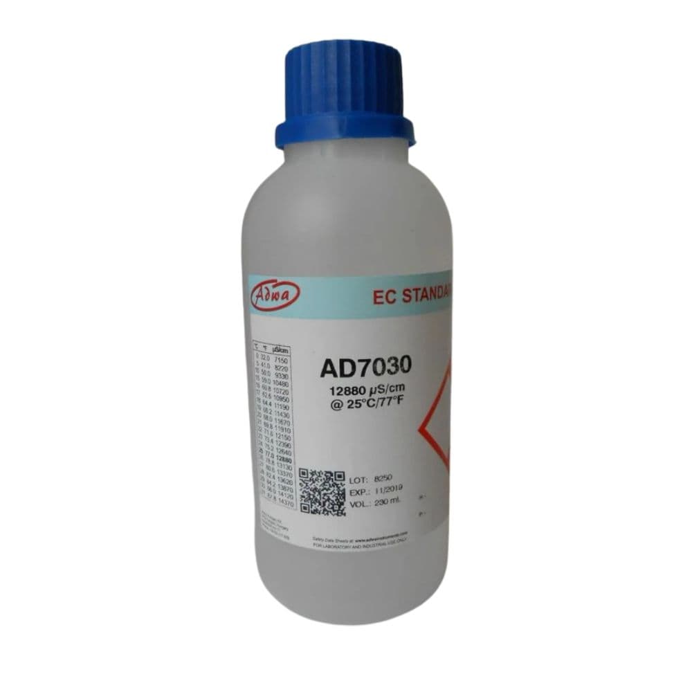 ADWA AD7030 kalibračný roztok vodivosti, 12,88 mS/cm, 230 ml