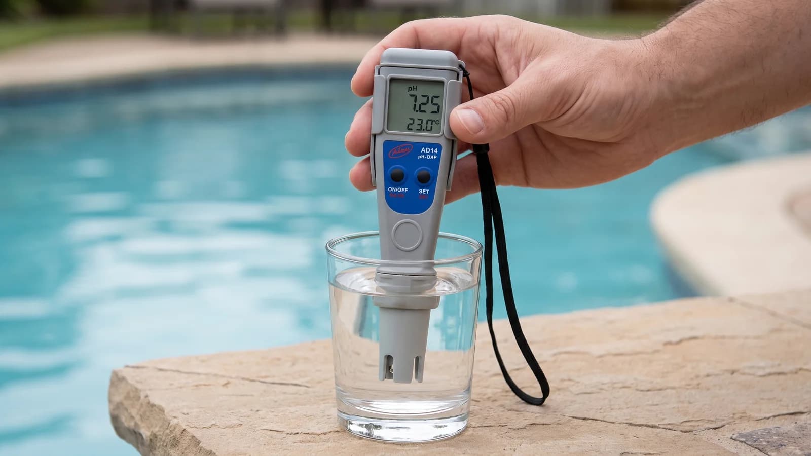 ADWA AD14 vodoodolný pH a ORP meter