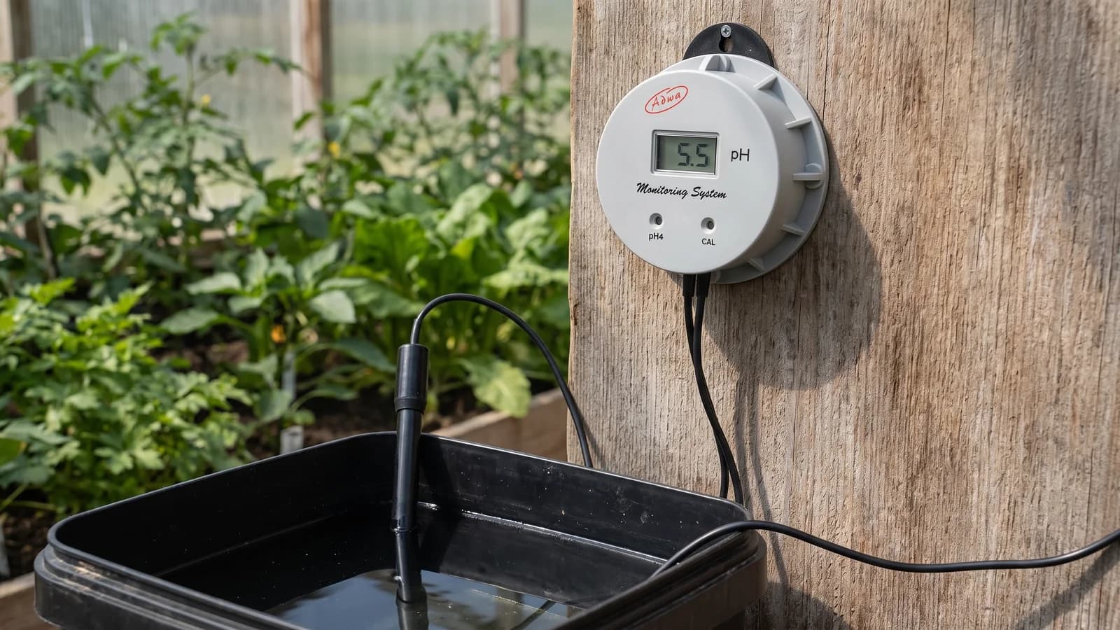 ADWA ECO209 monitor na kontinuálne meranie pH